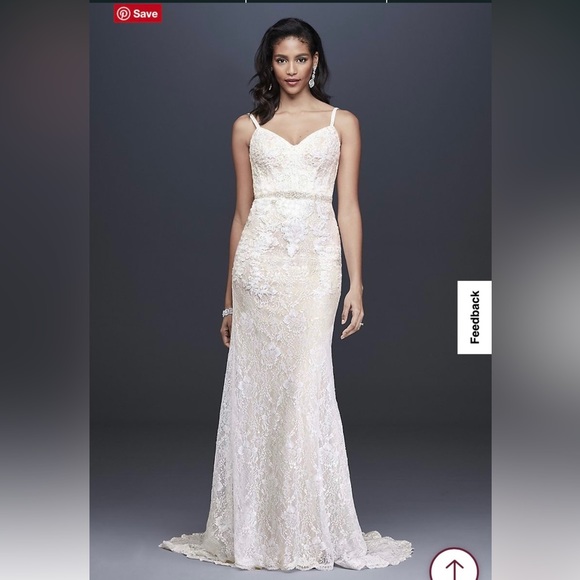 Brand new never worn David’s Bridal wedding dress - Picture 1 of 5